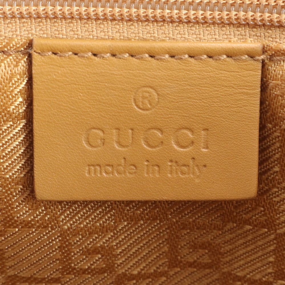 Gucci Jackie 002 Leather Handbag Tote — view 8