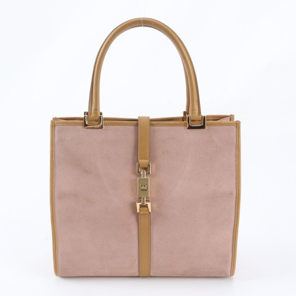 Gucci Jackie 002 Leather Handbag Tote