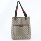 Gucci GG Split Sherry Line Leather Tote Shoulder