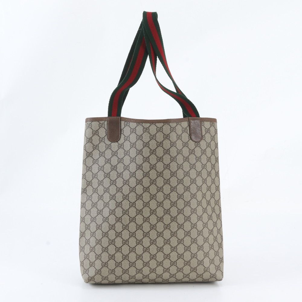 Gucci GG Split Sherry Line Leather Tote Shoulder — view 3