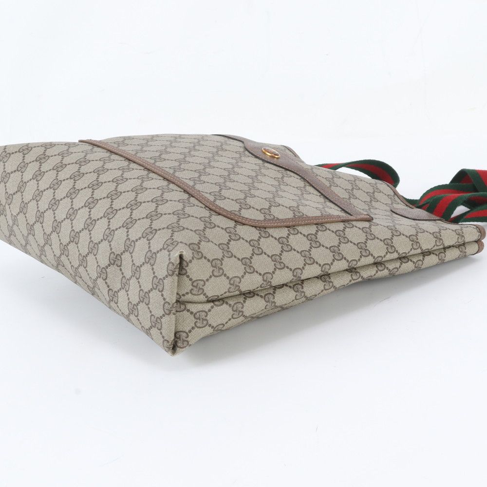 Gucci GG Split Sherry Line Leather Tote Shoulder — view 4