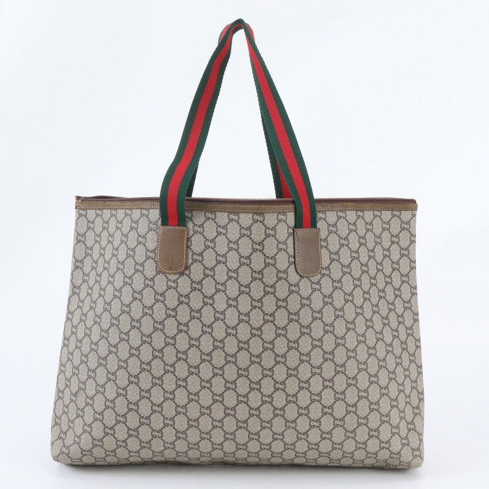 Gucci Sherry Line GG Plus Leather Tote Shoulder Hand — view 3
