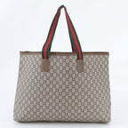 Gucci Sherry Line GG Plus Leather Tote Shoulder Hand — view 3
