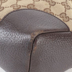 Gucci GG Canvas Leather Shoulder Bag Crossbody Messenger Business Tote — view 8