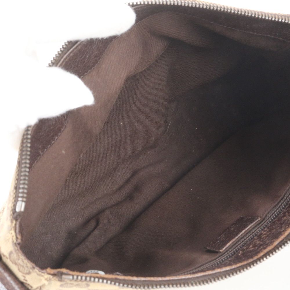 Gucci GG Canvas Leather Shoulder Bag Crossbody Messenger Business Tote — view 7