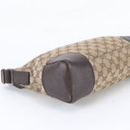 Gucci GG Canvas Leather Shoulder Bag Crossbody Messenger Business Tote — view 5