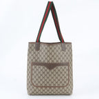 Gucci O'ludo Sherry Line GG Split Tote Shoulder
