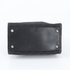 Gucci GG Canvas Leather Shoulder Bag Hand Black — view 6