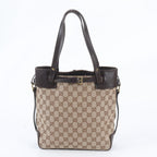 Gucci GG Canvas Leather Tote Shoulder Hand — view 3
