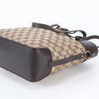 Gucci GG Canvas Leather Tote Shoulder Hand — view 4