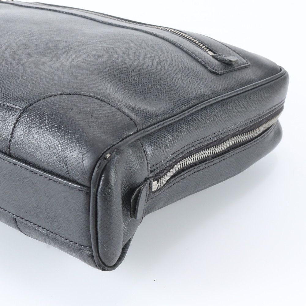 Louis Vuitton Taiga Igor Leather Business Document Briefcase — view 4