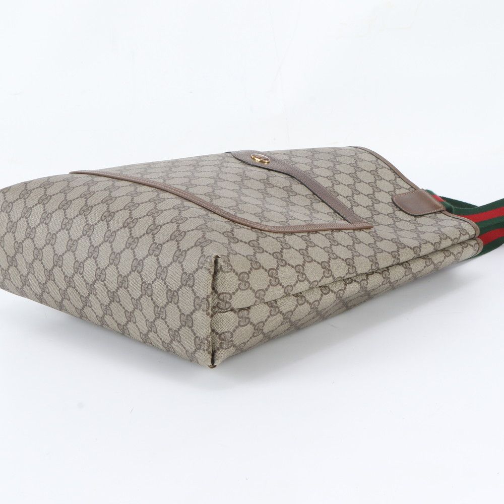 Gucci GG Supreme Sherry Line Leather Tote Shoulder — view 4