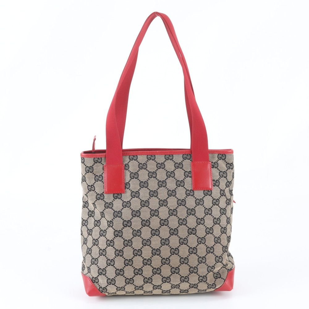 Gucci GG Canvas 019 Leather Tote Shoulder Hand — view 3