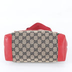 Gucci GG Canvas 019 Leather Tote Shoulder Hand — view 5