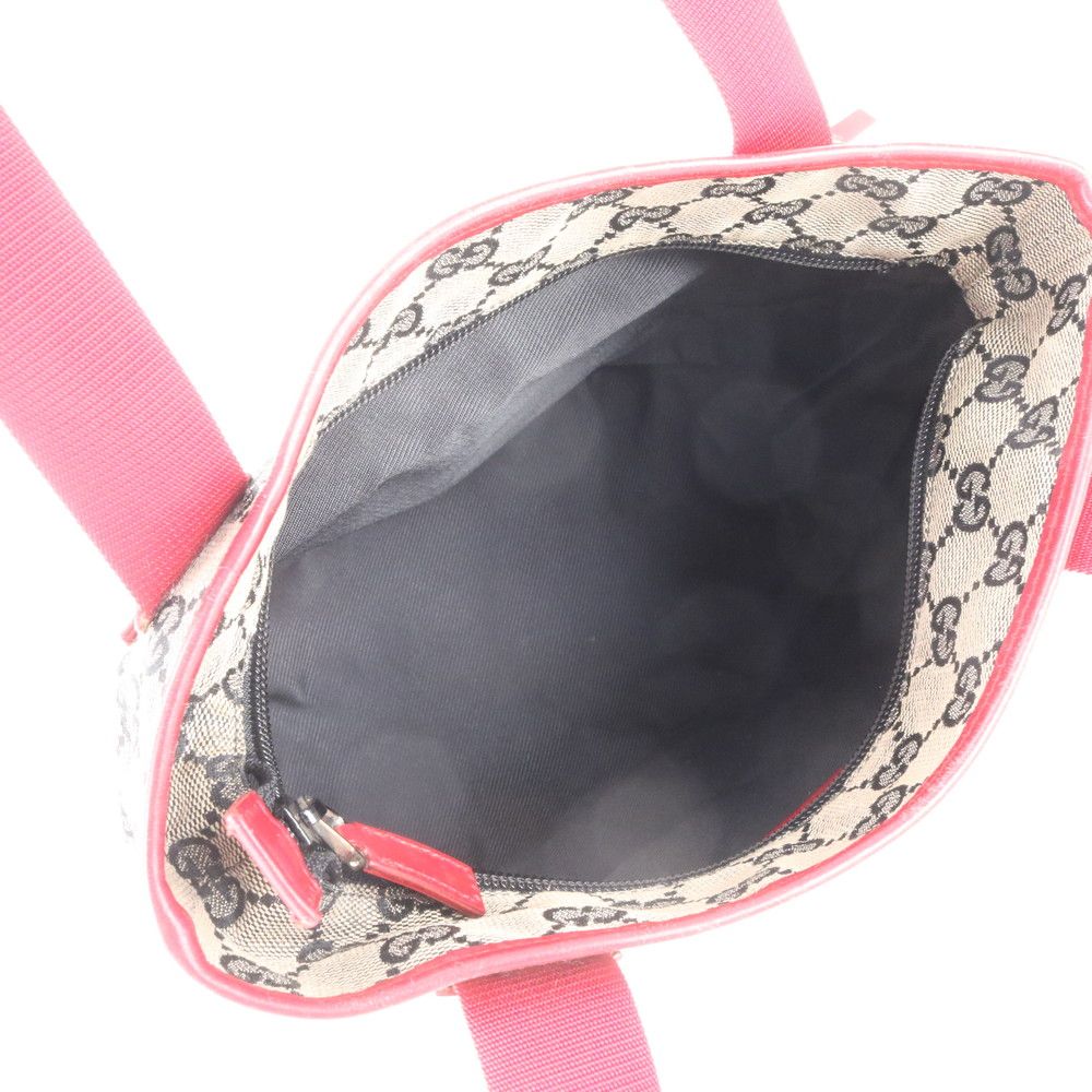 Gucci GG Canvas 019 Leather Tote Shoulder Hand — view 7