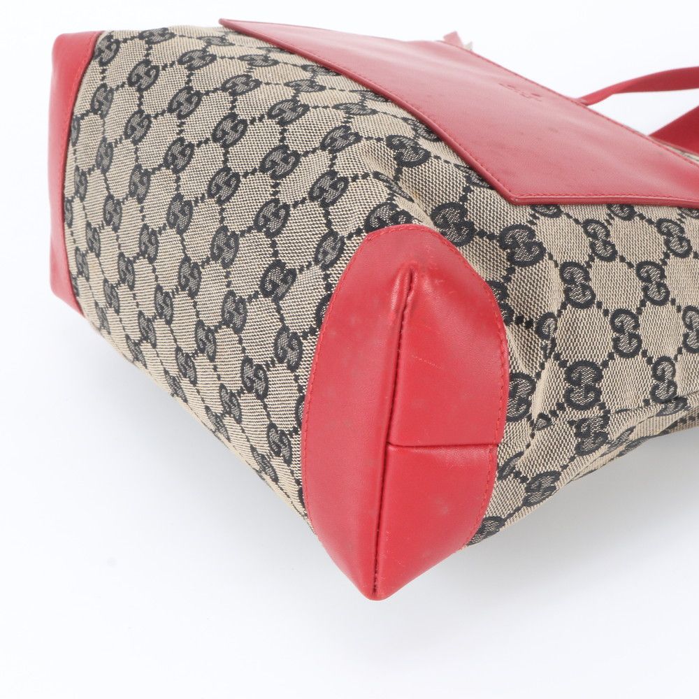 Gucci GG Canvas 019 Leather Tote Shoulder Hand — view 6