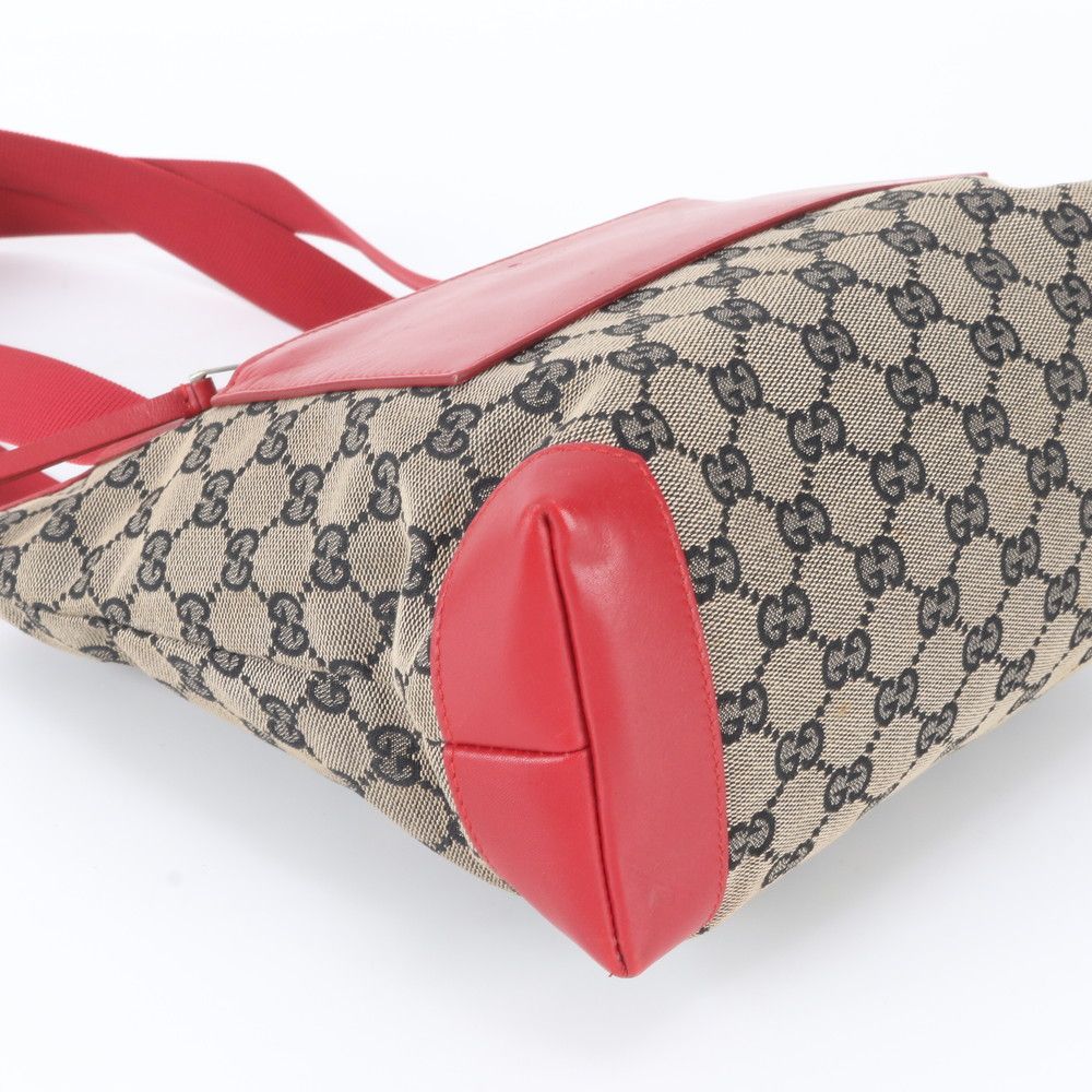 Gucci GG Canvas 019 Leather Tote Shoulder Hand — view 4