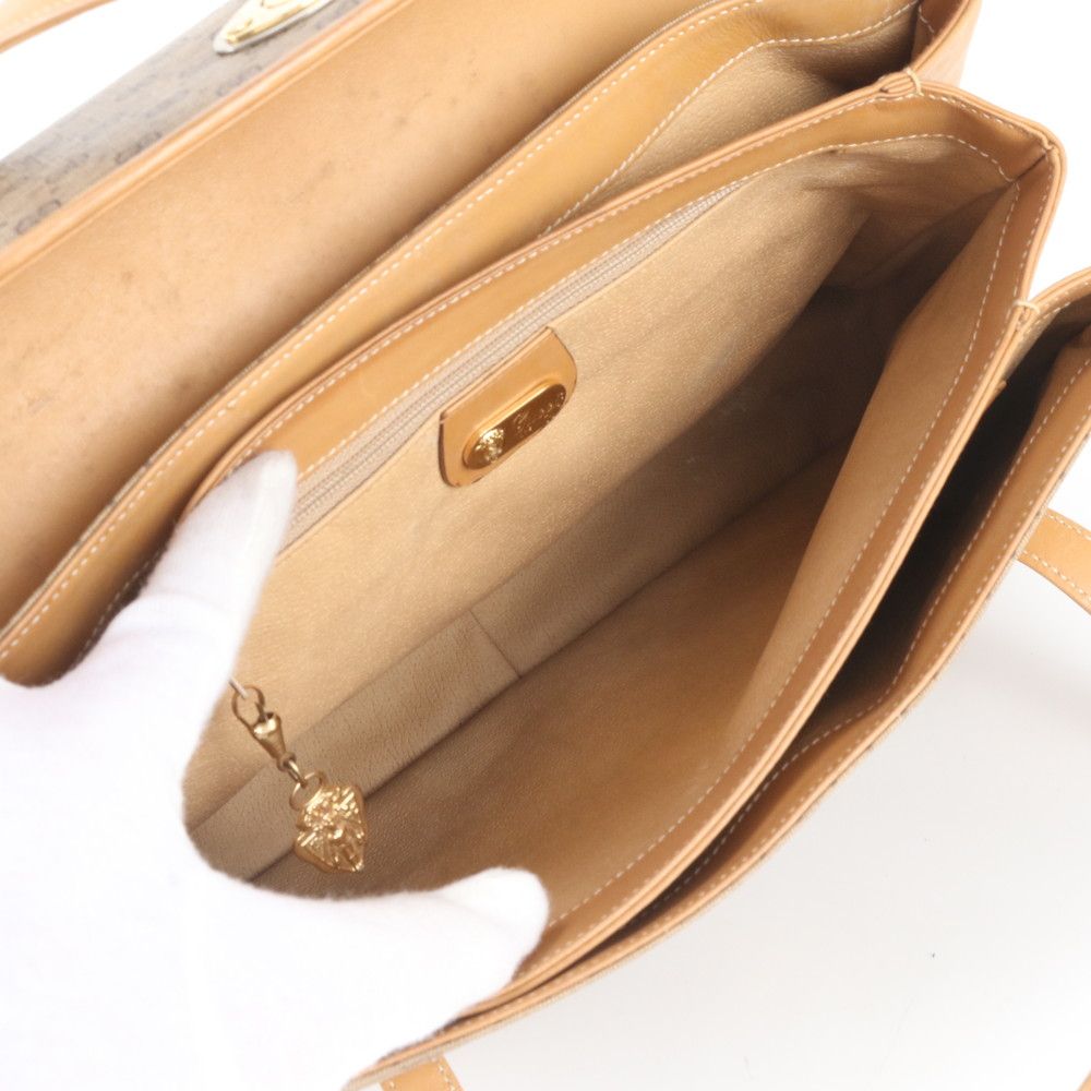 Gucci Vintage Micro GG 000 46 Leather Flap Handbag Tote — view 9