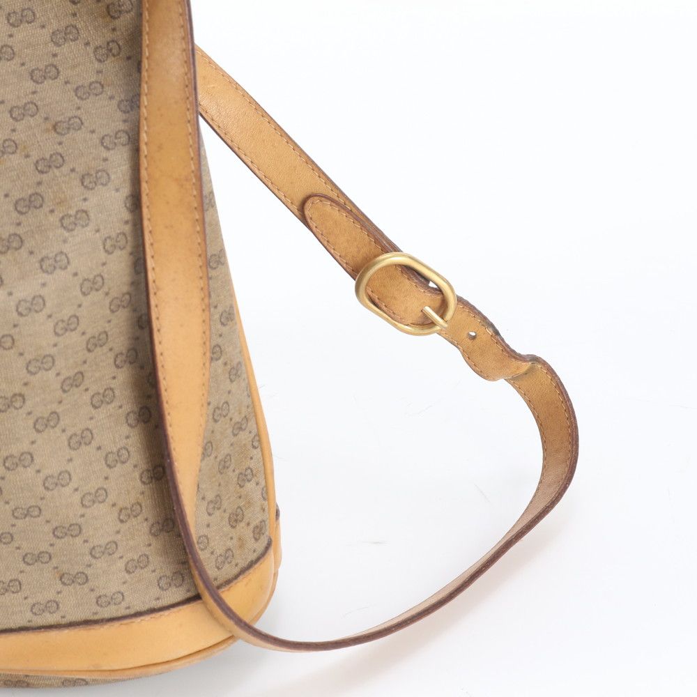 Gucci O'ludo Micro GG Drawstring Leather Shoulder Bag Crossbody — view 2