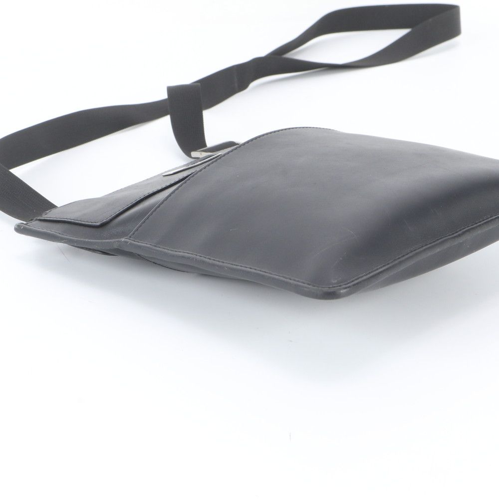 Gucci 019 Leather Shoulder Bag Crossbody Messenger Business Black — view 5