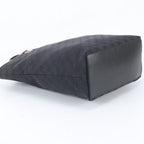 Gucci GG Canvas Leather Tote Shoulder Hand Black — view 5