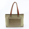 Gucci 019 Leather Nylon Tote Shoulder Business Document