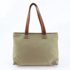 Gucci 019 Leather Nylon Tote Shoulder Business Document — view 3