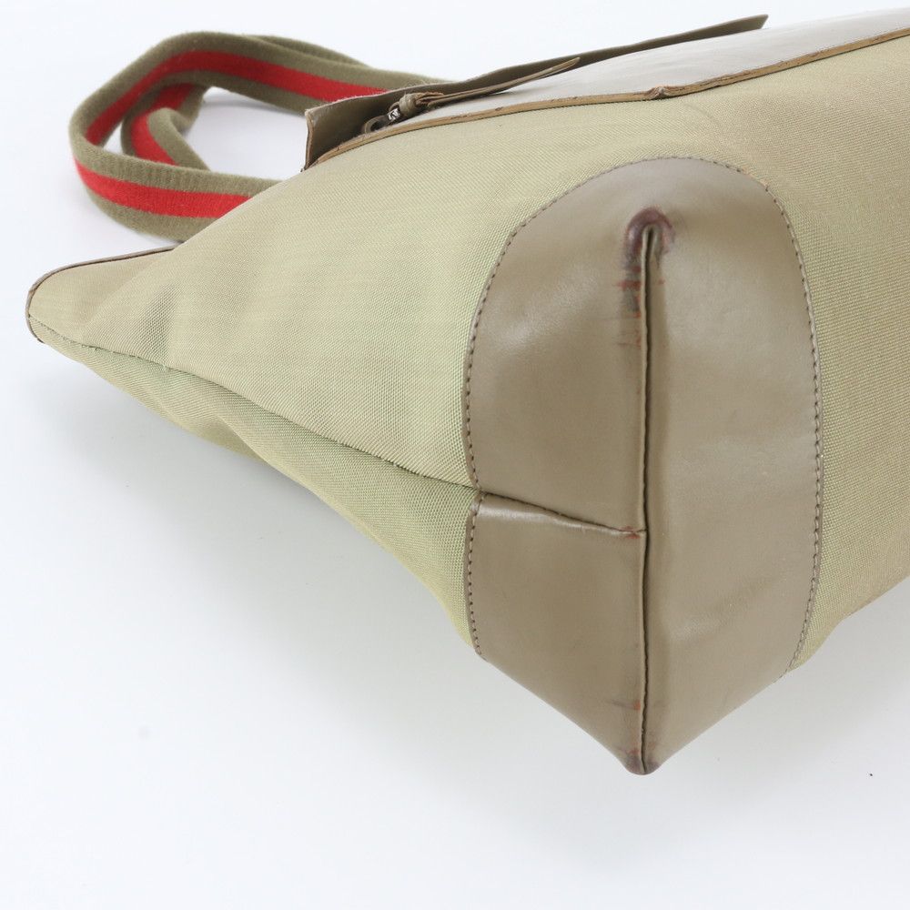 Gucci 019 Leather Nylon Tote Shoulder Business Document — view 6