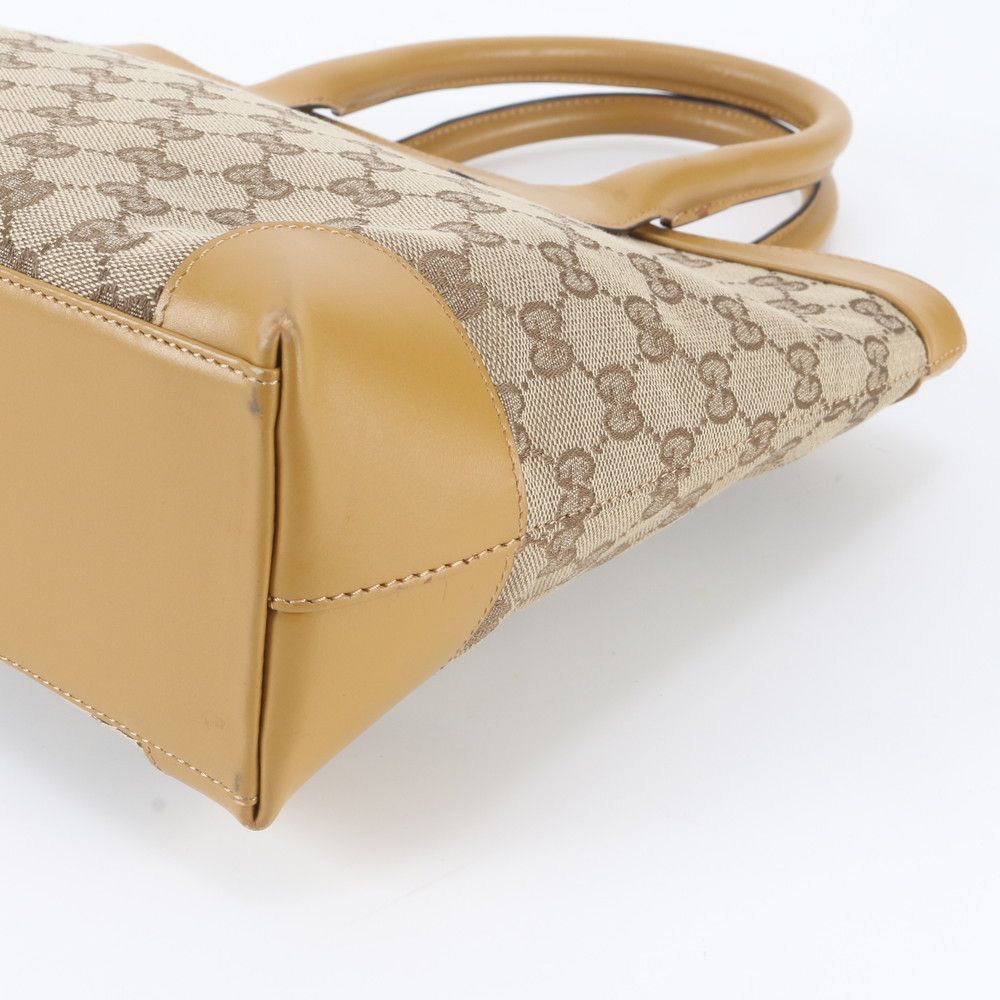 Gucci GG Canvas 002 Leather Tote Shoulder Hand — view 4