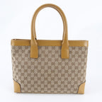 Gucci GG Canvas 002 Leather Tote Shoulder Hand — view 3