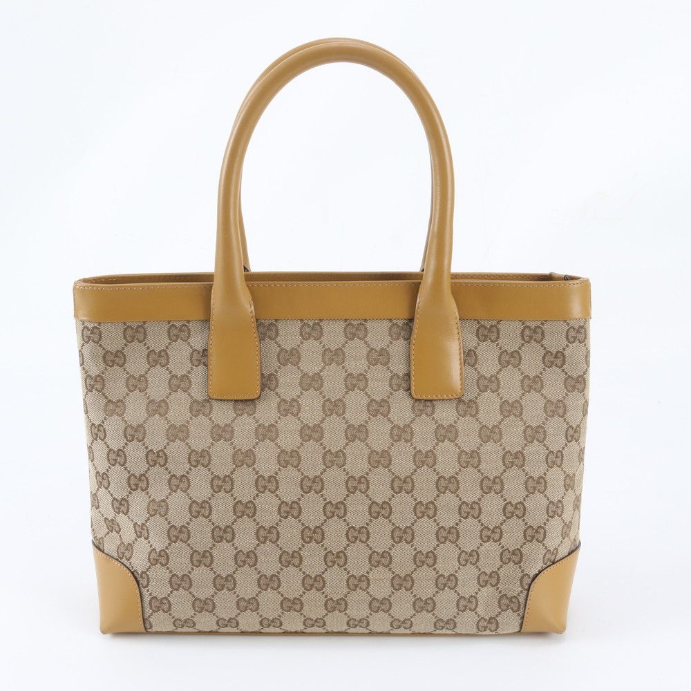 Gucci GG Canvas 002 Leather Tote Shoulder Hand