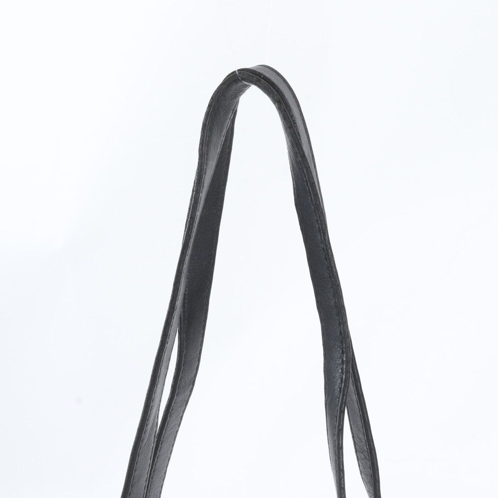 Gucci GG Canvas Leather Tote Shoulder Hand Black — view 2