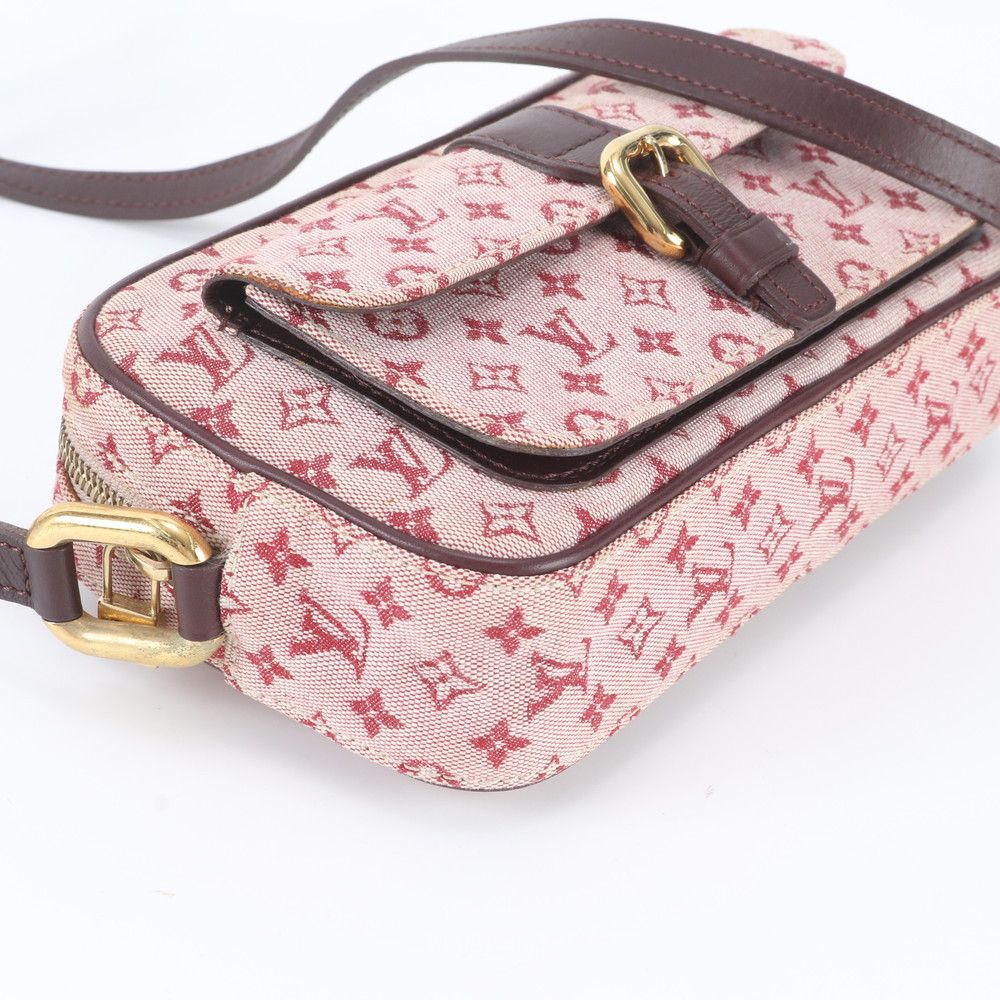 Louis Vuitton Monogram Mini Juliette MM Cherry Leather Shoulder Bag Crossbody — view 5