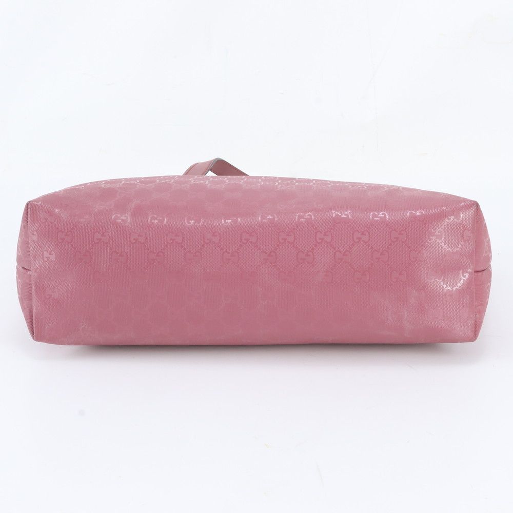 Gucci GG Supreme Leather Tote Shoulder Hand Pink — view 6