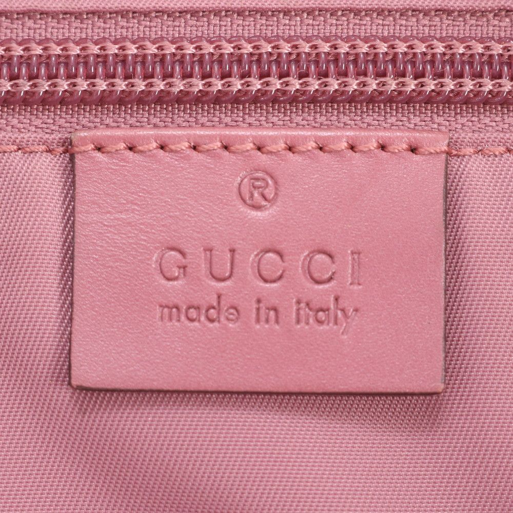 Gucci GG Supreme Leather Tote Shoulder Hand Pink — view 8