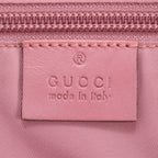 Gucci GG Supreme Leather Tote Shoulder Hand Pink — view 8