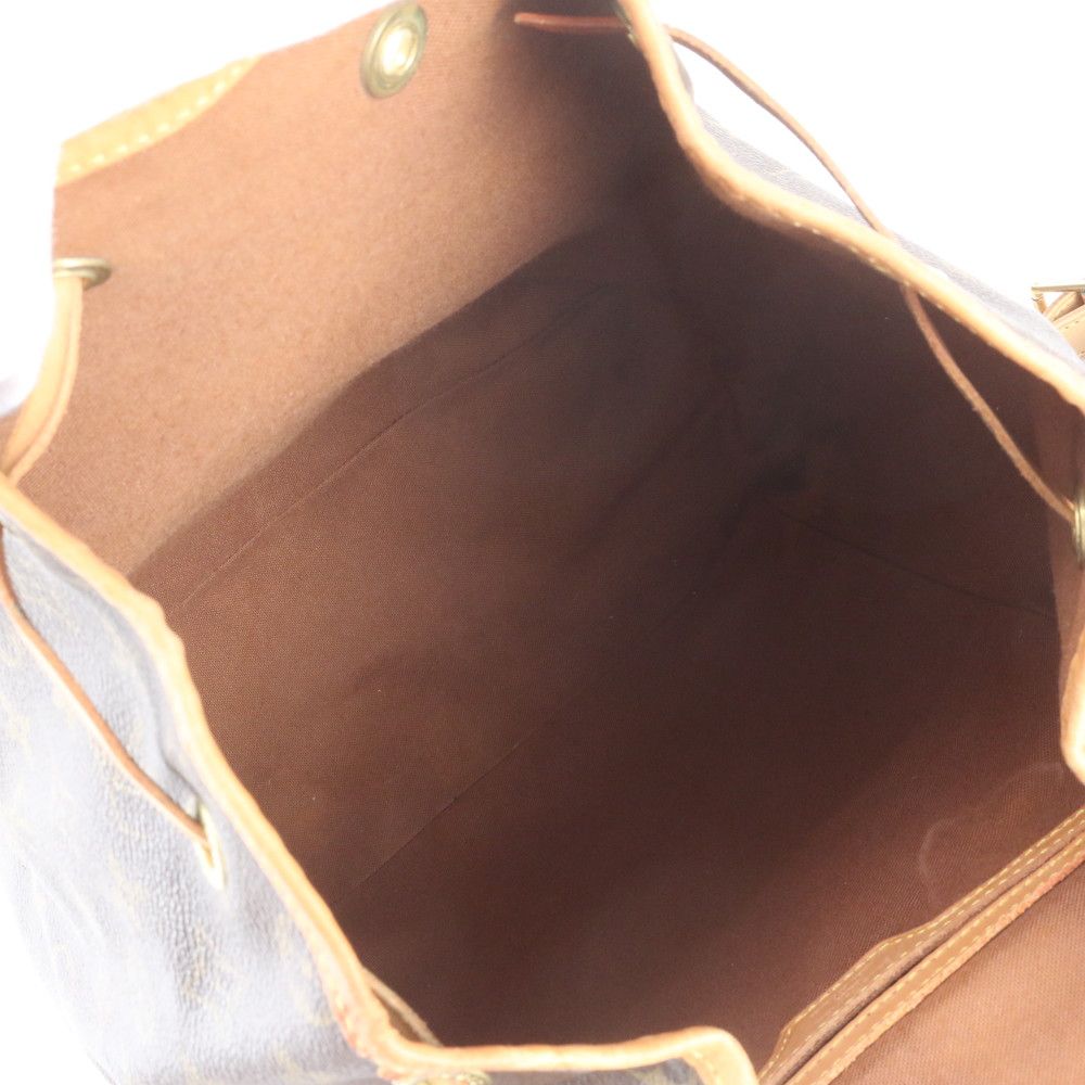 Louis Vuitton Monogram Montsouris GM Leather Backpack — view 7