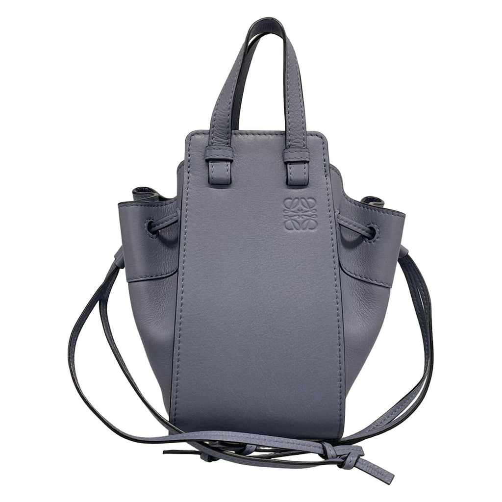 Loewe Handbag Hammock Drawstring Bag Small Blue Gray