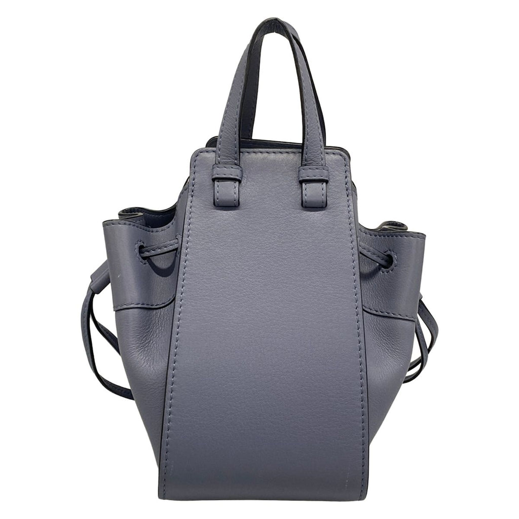 Loewe Handbag Hammock Drawstring Bag Small Blue Gray — view 3