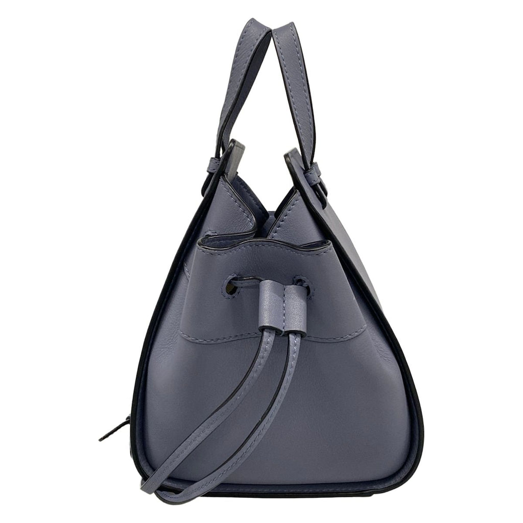 Loewe Handbag Hammock Drawstring Bag Small Blue Gray — view 4