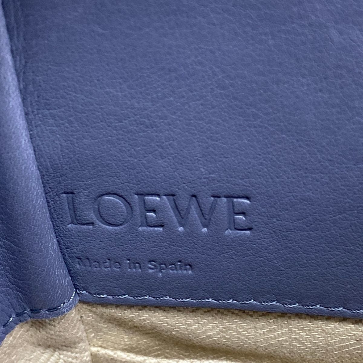 Loewe Handbag Hammock Drawstring Bag Small Blue Gray — view 9