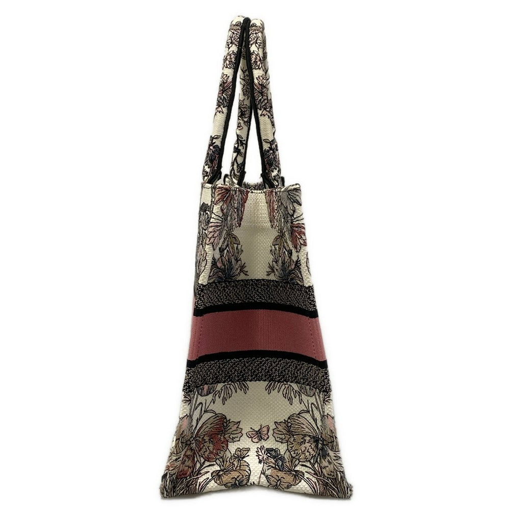 Dior Tote Book Vintage Small White Black Pink — view 2