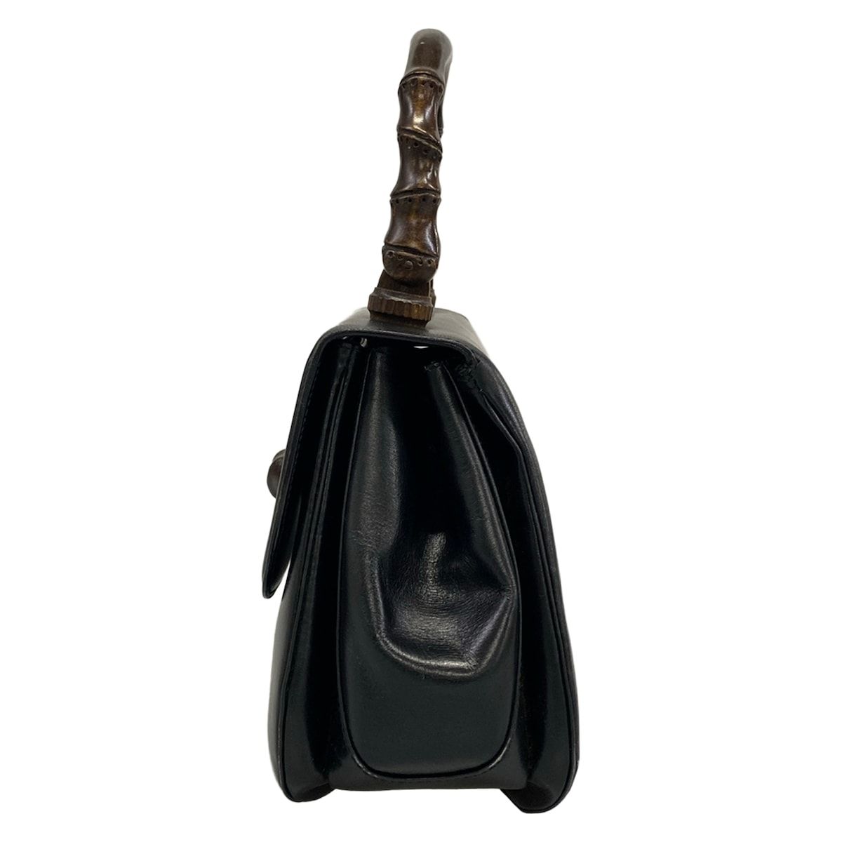 Gucci Handbag Bamboo Black Leather — view 4