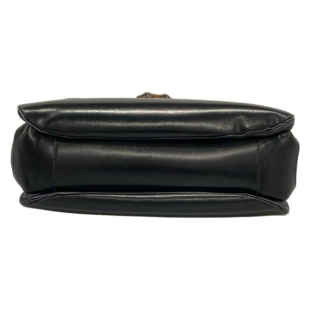 Gucci Handbag Bamboo Black Leather — view 5