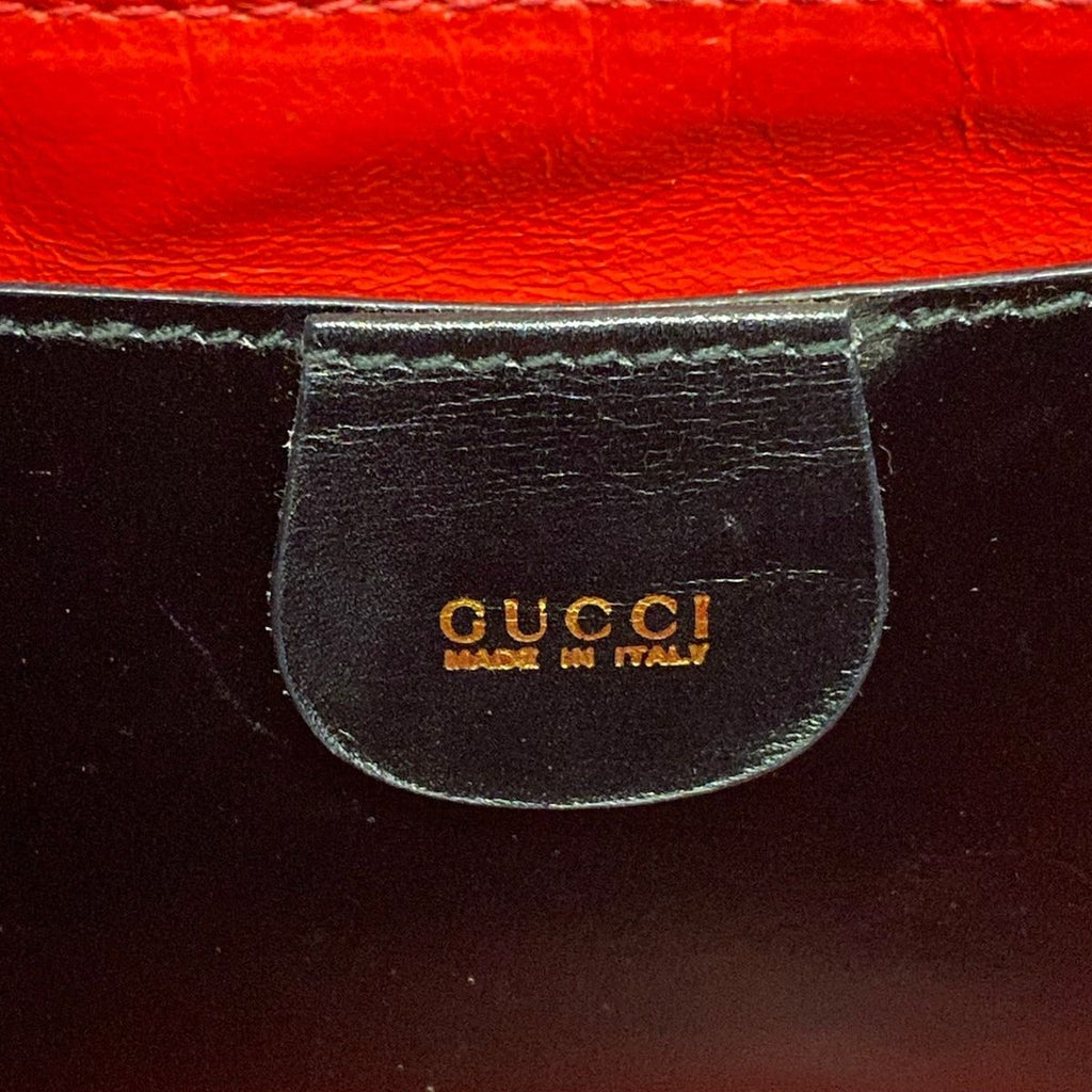 Gucci Handbag Bamboo Black Leather — view 8