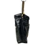 Chanel Handbag 22 Mini Black Chain Handle Vintage Gold Metal — view 2
