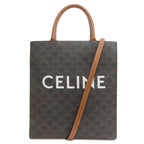 Celine Vertical Cover Triomphe 2-Way Handbag