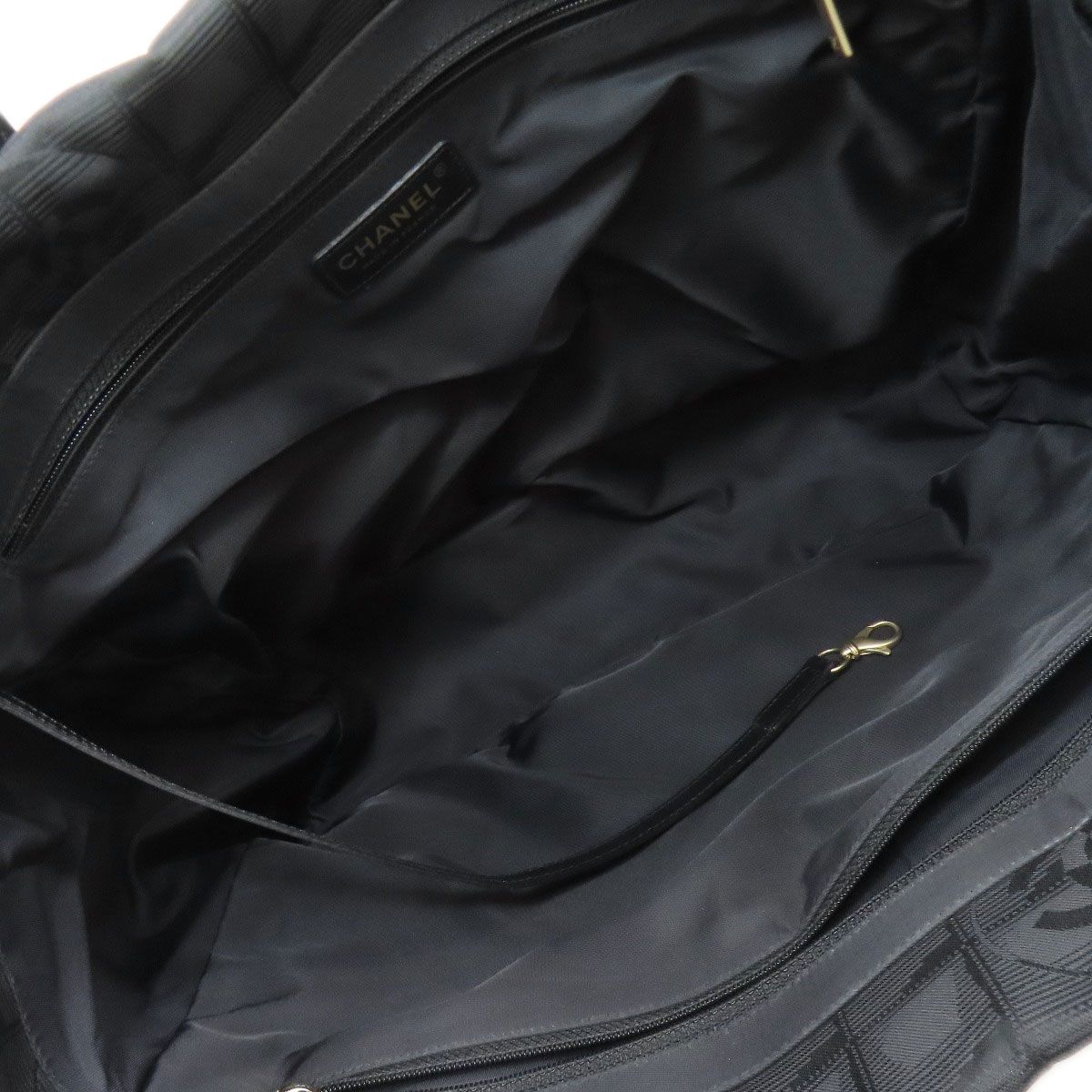 Chanel New Travel Line MM Tote Nylon Jacquard — view 5