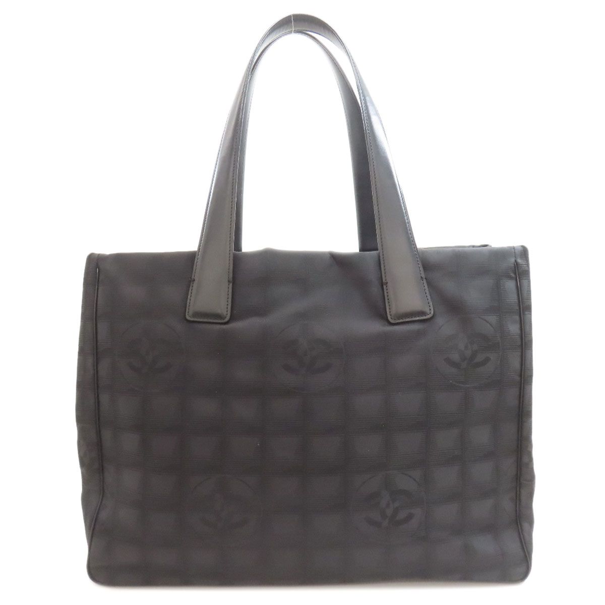 Chanel New Travel Line MM Tote Nylon Jacquard