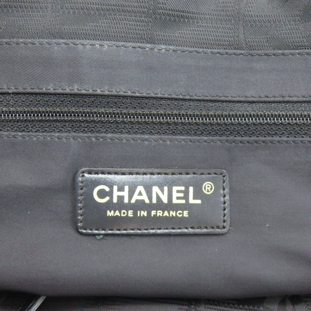 Chanel New Travel Line MM Tote Nylon Jacquard — view 6